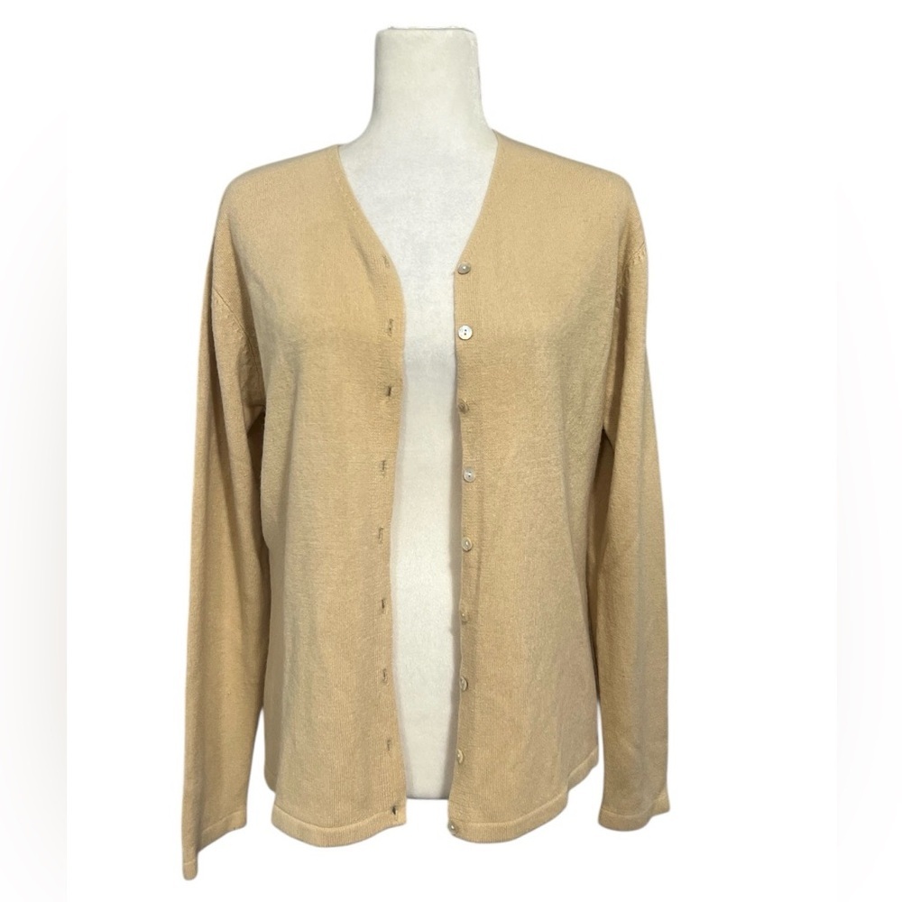 Vintage BURBERRYS OF LONDON 100% Cashmere Sweater Cardigan